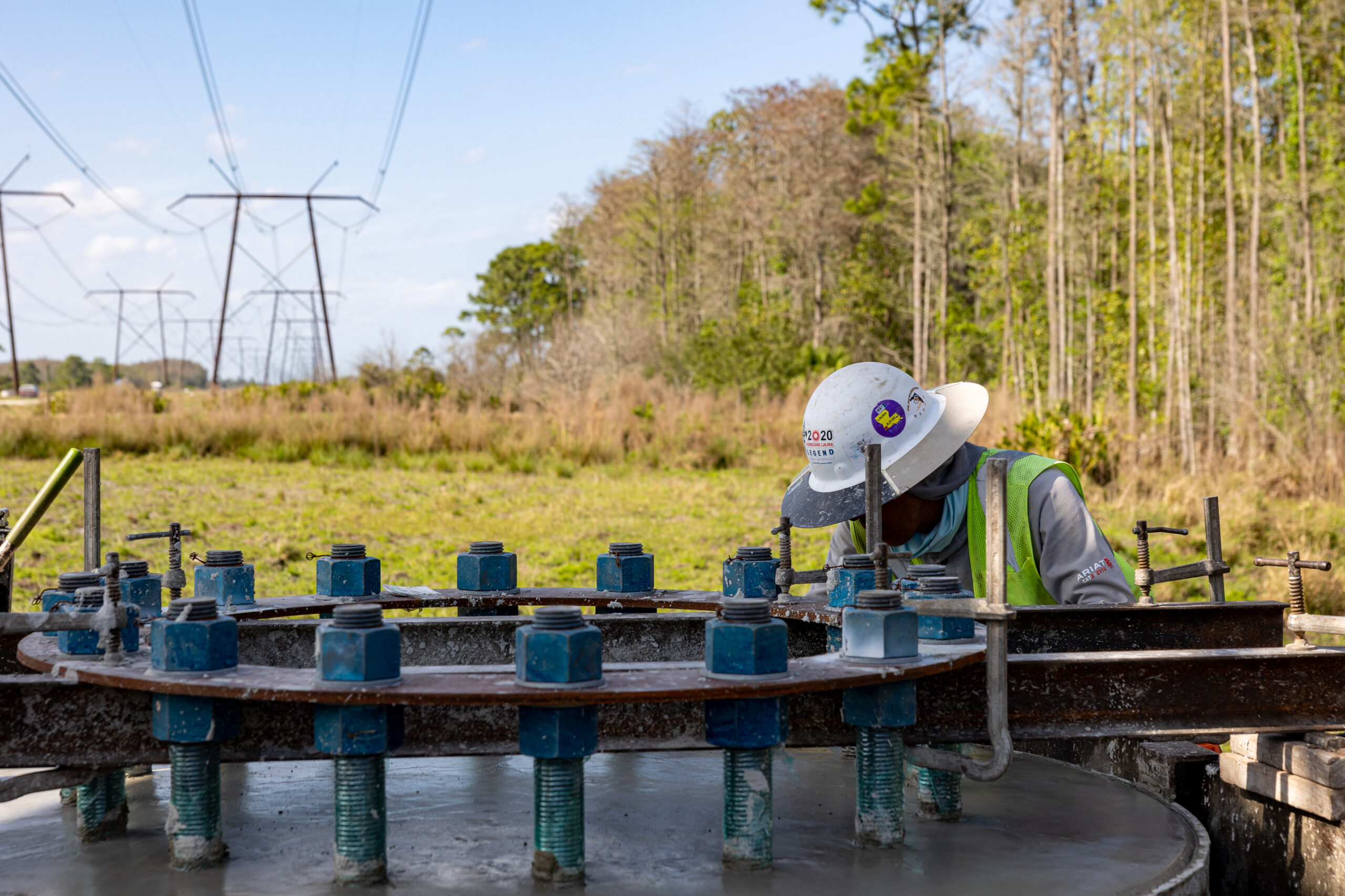 workers on a construction site